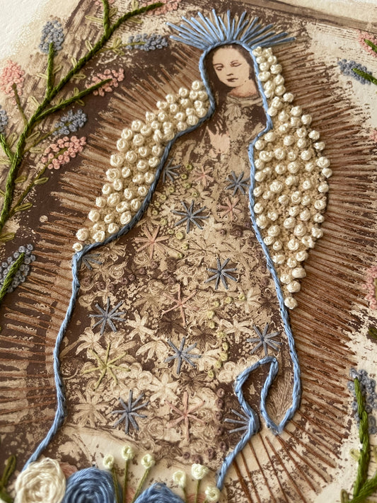 Vírgen Sepia, Azul y Rosa