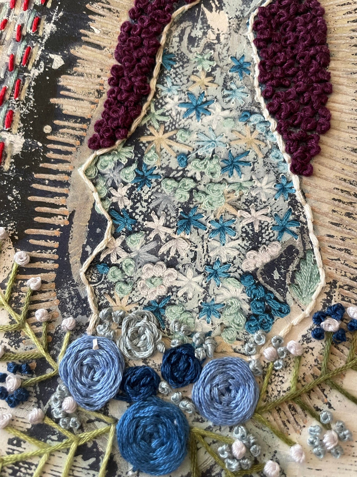 Vírgen Azul/Manto Morado