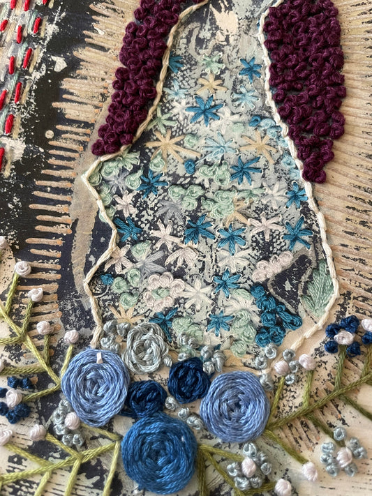 Vírgen Azul/Manto Morado