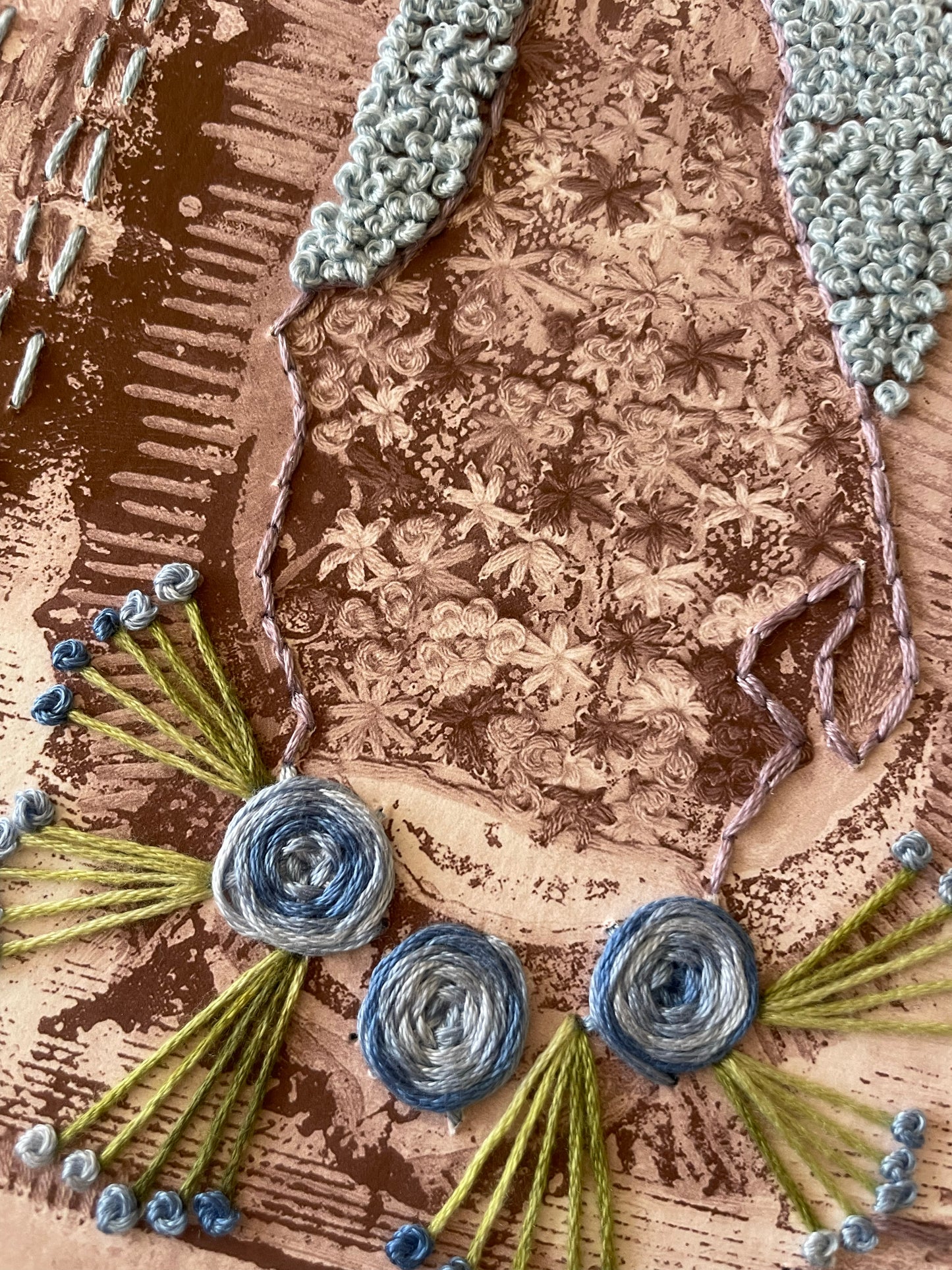 Vírgen Rosa/Manto Azul