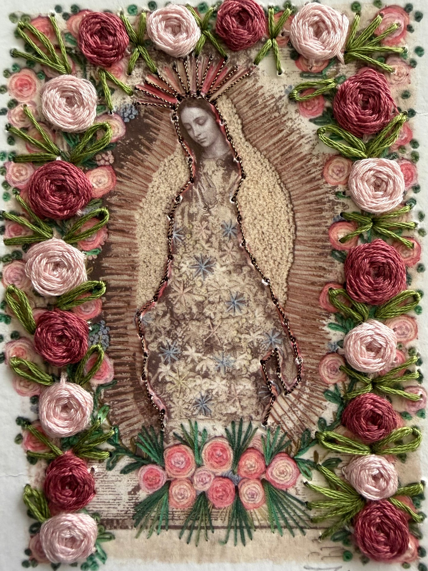 Vírgen Mini. Palo de rosa