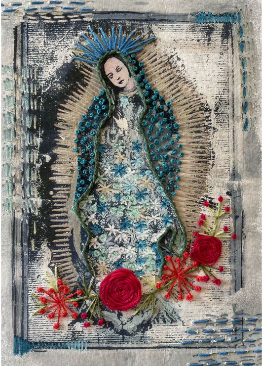 Vírgen grande con Rosas de Castilla