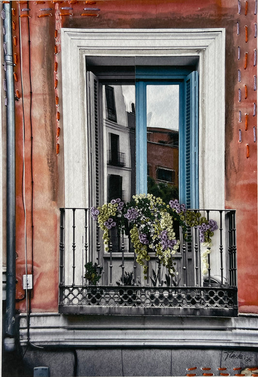 Ventana con Flores