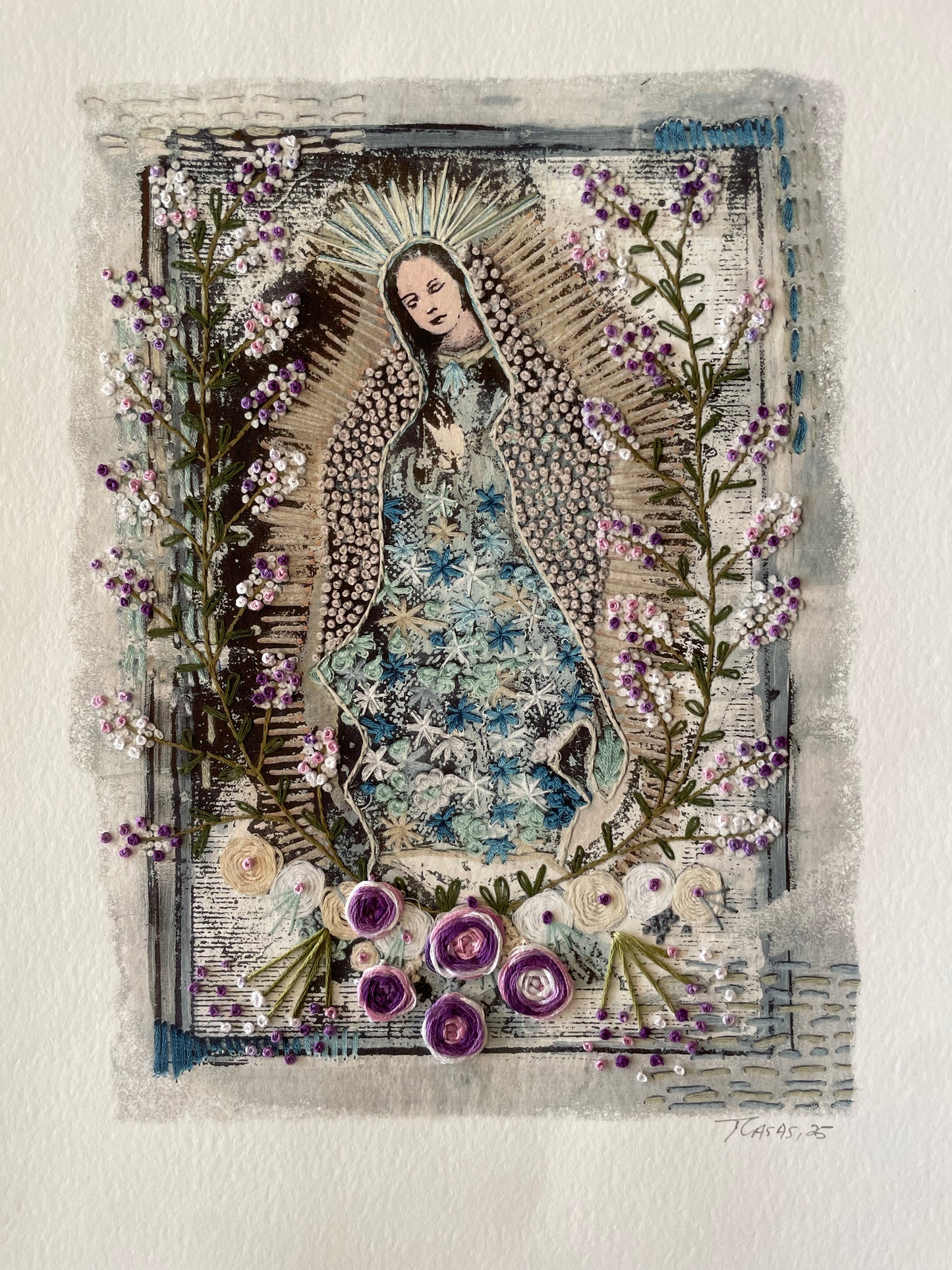 Vírgen Azul, Florecitas moradas