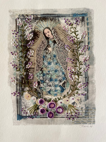 Vírgen Azul, Florecitas moradas