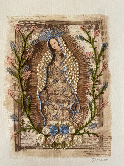 Vírgen Sepia, Azul y Rosa