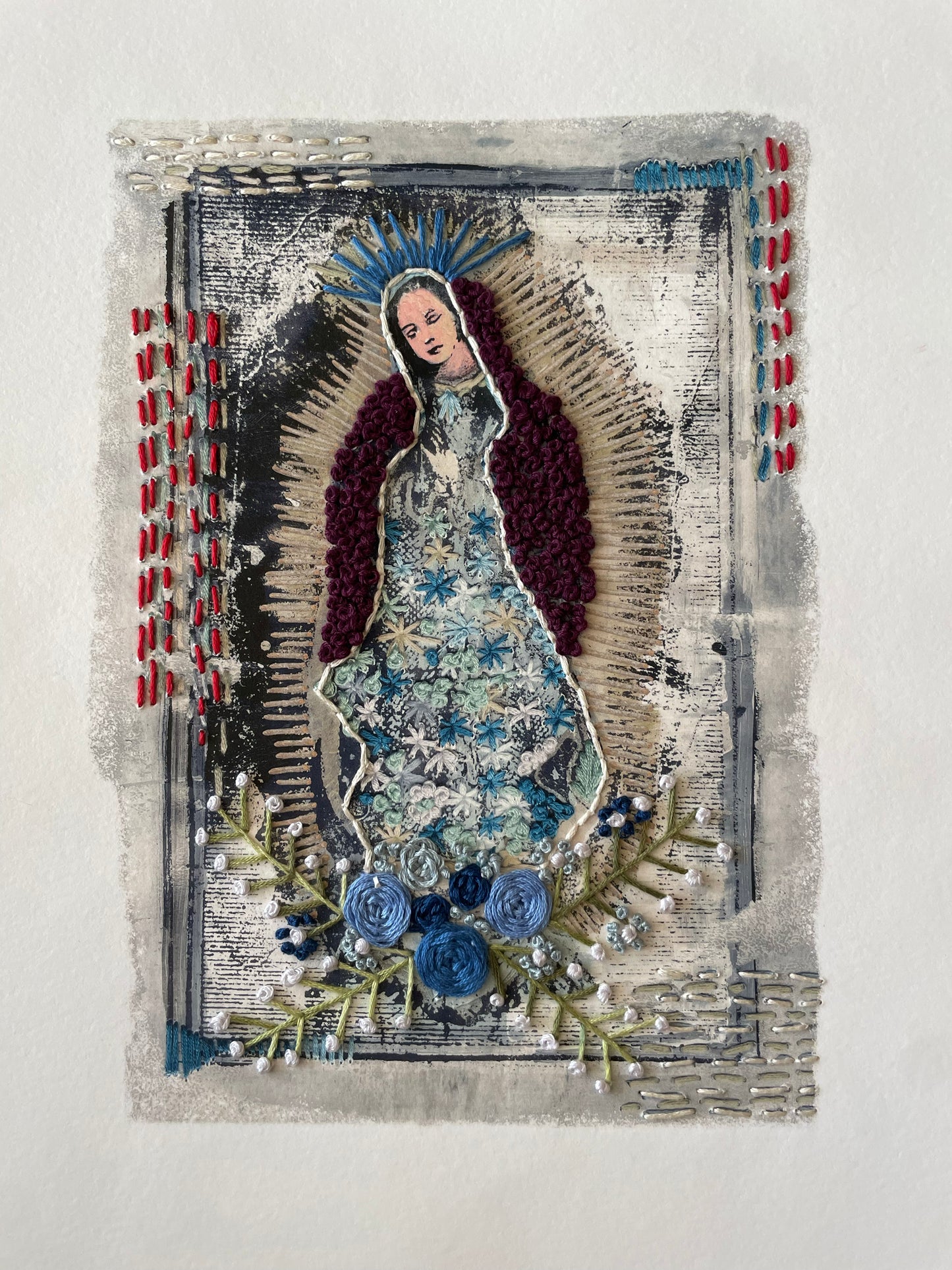 Vírgen Azul/Manto Morado