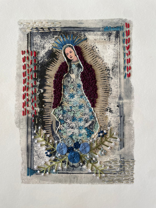 Vírgen Azul/Manto Morado