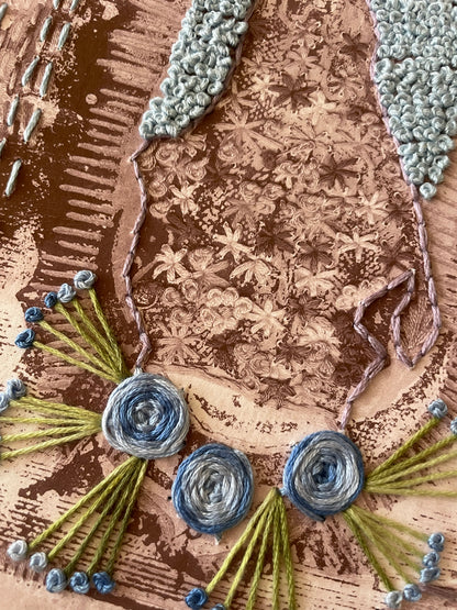 Vírgen Rosa/Manto Azul