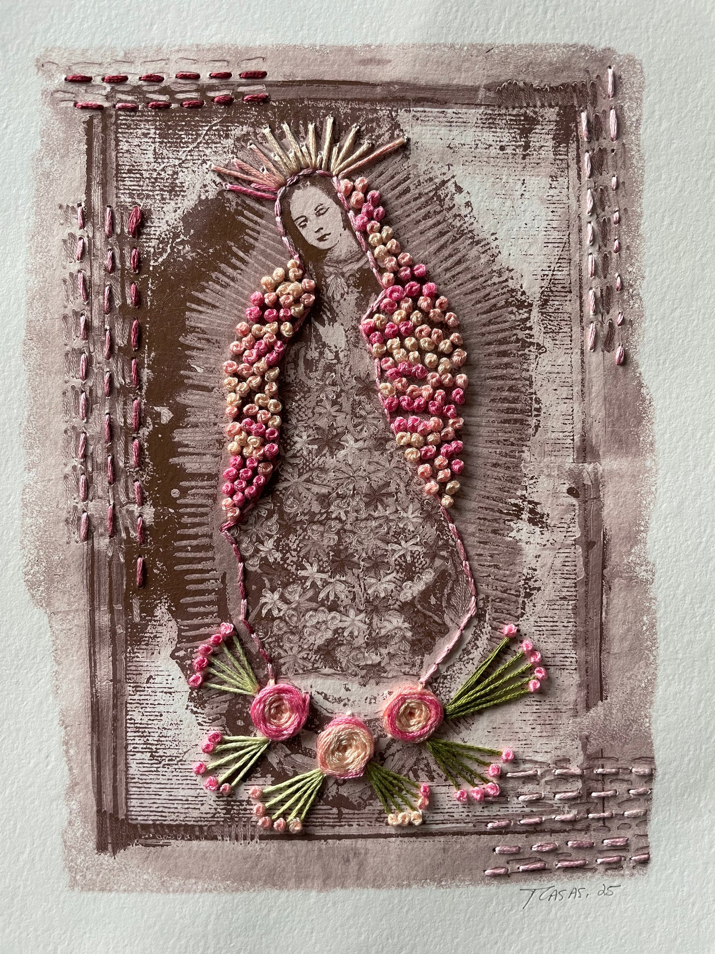 Vírgen grande Palo de Rosa